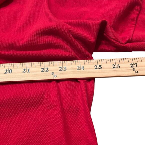 J. Crew Polo Shirt Men's Extra Large Vintage Red Oarsman Label Golf Preppy - Picture 4 of 7